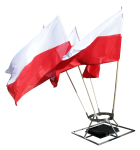 STOJAK FLAGOWY ZEWNĘTRZNY WIELORAMIENNY 