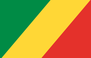 Flaga Kongo różne wymiary