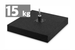 Podstawa kwadratowa gumowa z rotatorem 15kg