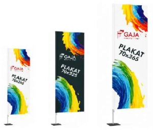 Winder Plakat - flaga + maszt aluminiowy 