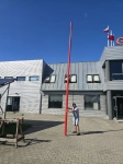 M12 Maszt z włókna szklanego STANDARD 7M OUTLET RAL3028