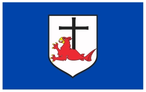 Flaga Łeba różne wymiary 