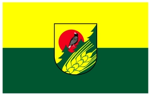 Flaga Skórcz różne wymiary