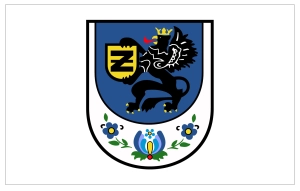 Flaga Żukowo różne wymiary