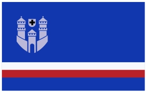 Flaga Bytów różne wymiary