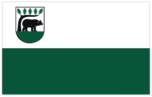 Flaga Kościerzyna różne wymiary