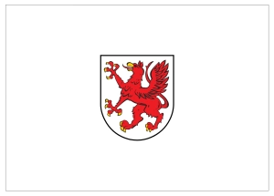 Flaga Tczew różne wymiary