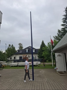 M16 Maszt z włókna szklanego STANDARD 8M OUTLET RAL5026