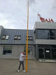 M17 Maszt z włókna szklanego STANDARD 8M OUTLET RAL1021