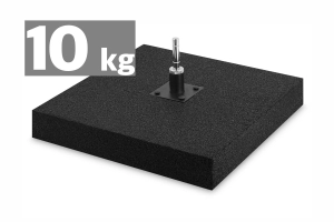 Podstawa kwadratowa gumowa z rotatorem 10kg